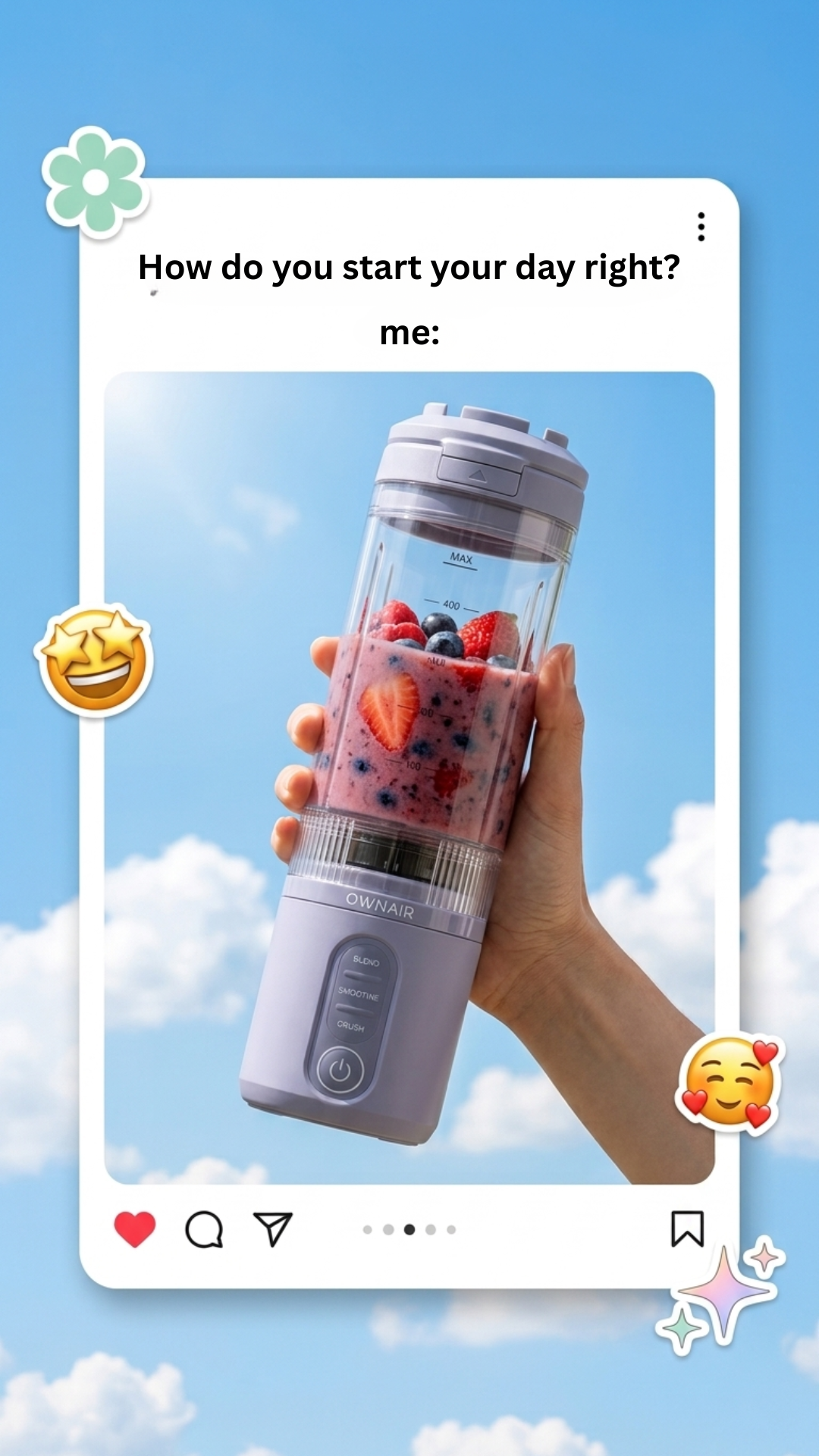 Simplify Your Daily Wellness Routine with the OWNAIR Blast Portable Blender For Smoothie And Juices