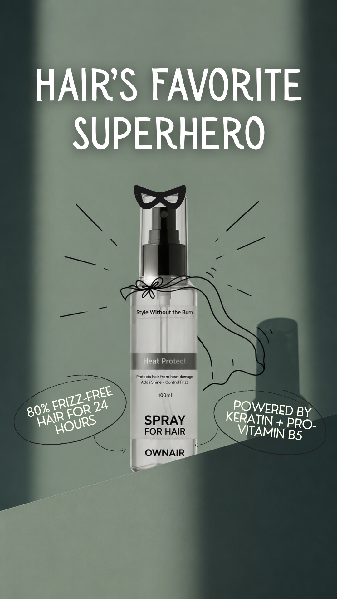 Why the OWNAIR Heat Protectant Spray Is Your Hair’s Favorite Superhero