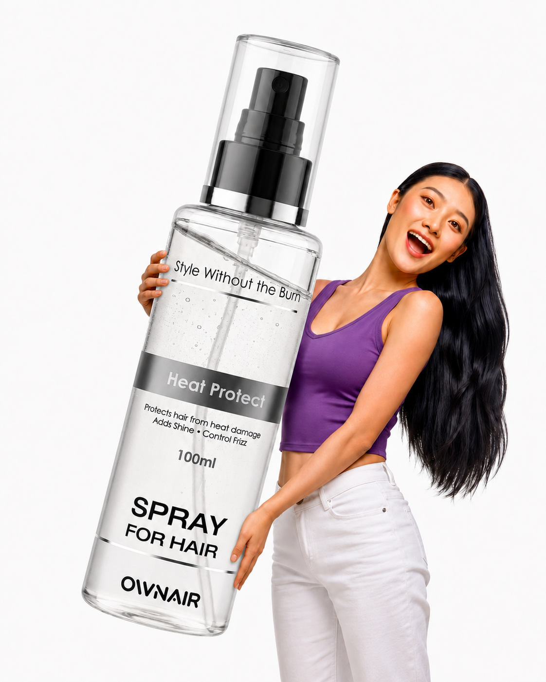 Hold On Tight Because OWNAIR Heat Protectant Spray for Hair Is About to Become Your New Hair Essential