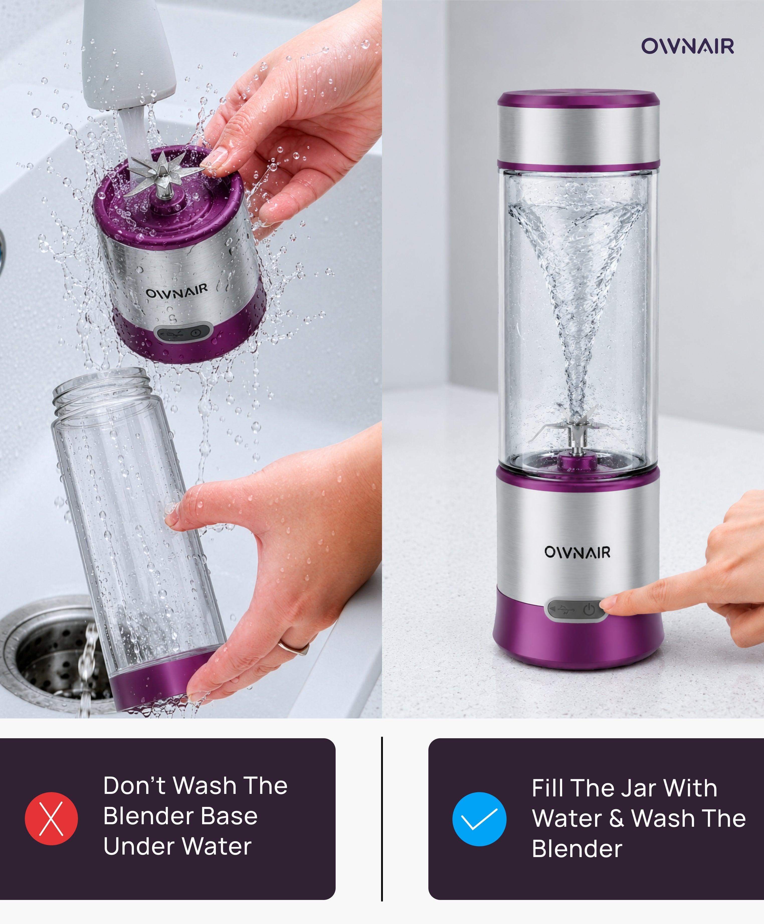 Keeping Your OWNAIR Portable Blender Clean and Fresh for Everyday Healthy Living
