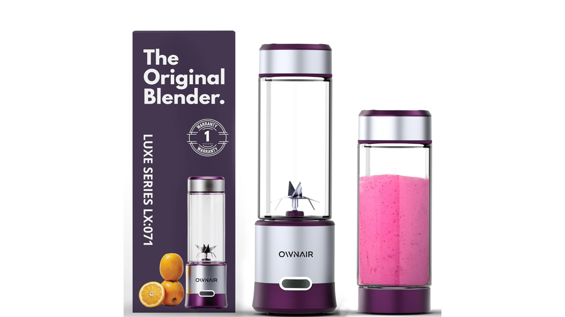 Healthy Breakfast Smoothie Recipe with OWNAIR Portable Blender.