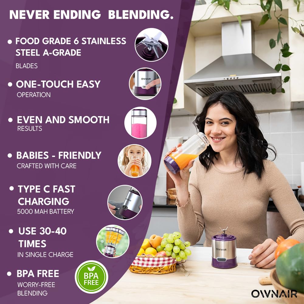 How to Clean a Ownair Portable Juicer Blender