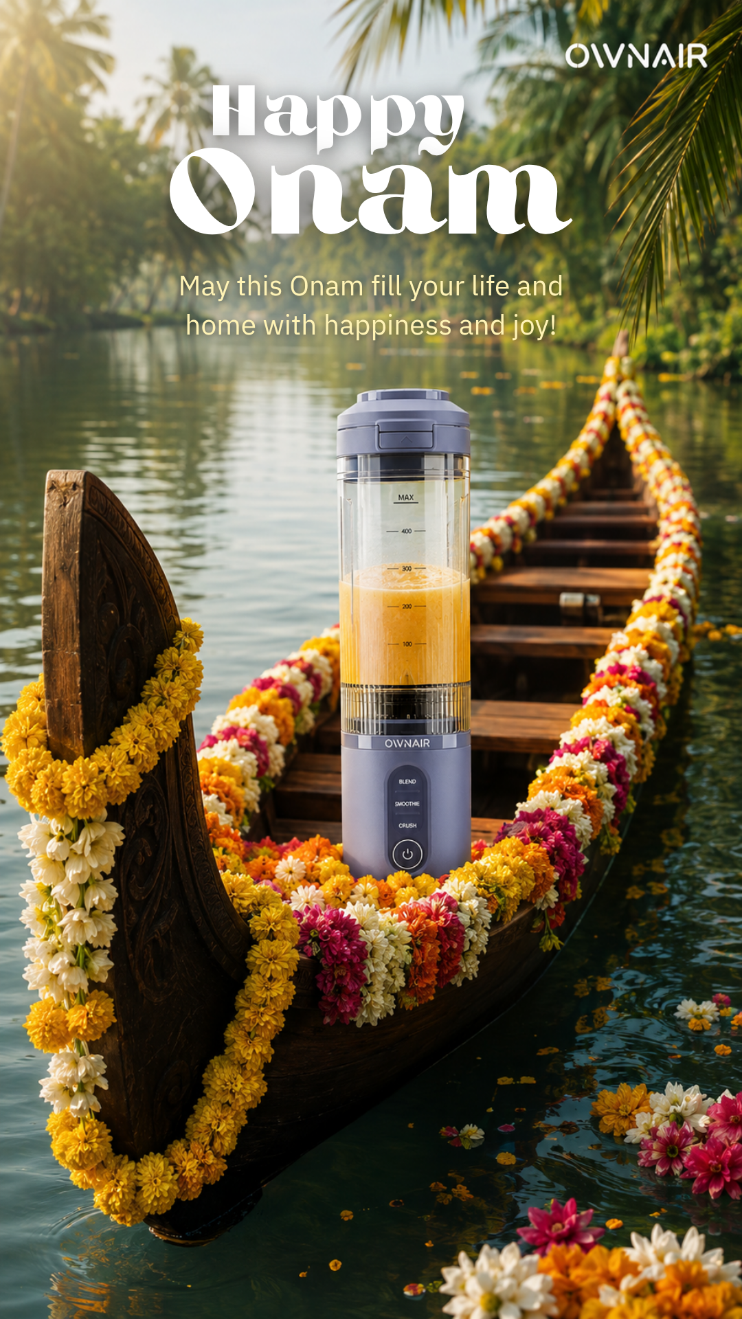 Ownair Portable Blender for Onam: Easy Festive Drinks and Healthy Recipes for Your Celebration