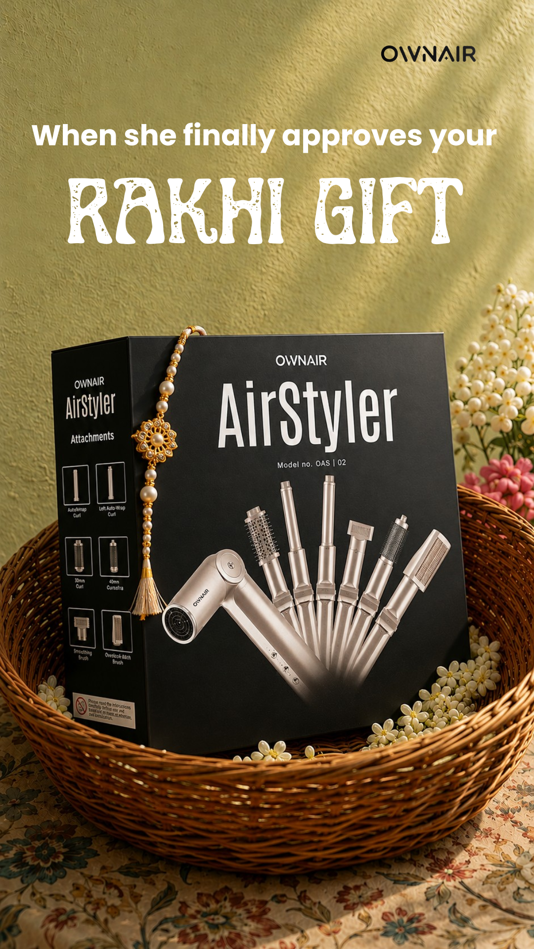 Best Rakhi Gift for Sister 2026: Why the OWNAIR 6 in 1 Air Styler Makes Raksha Bandhan Extra Special