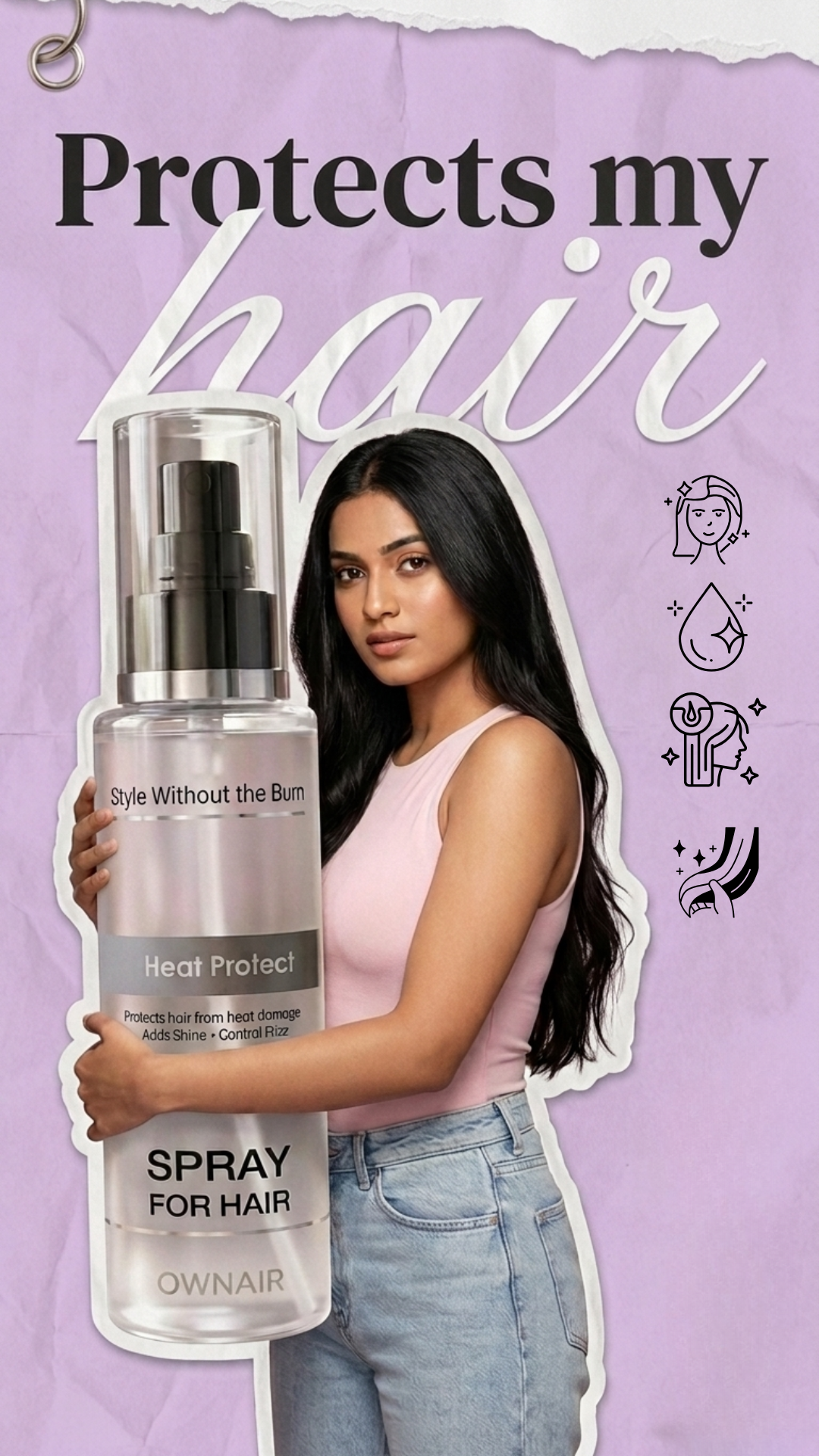 Why OWNAIR Heat Protectant Spray for Hair Is the Secret to Healthy Styled Hair Every Day