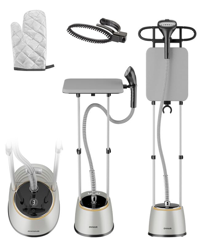 Everyday Garment Care with OWNAIR Standing Iron Steamer For Clothes