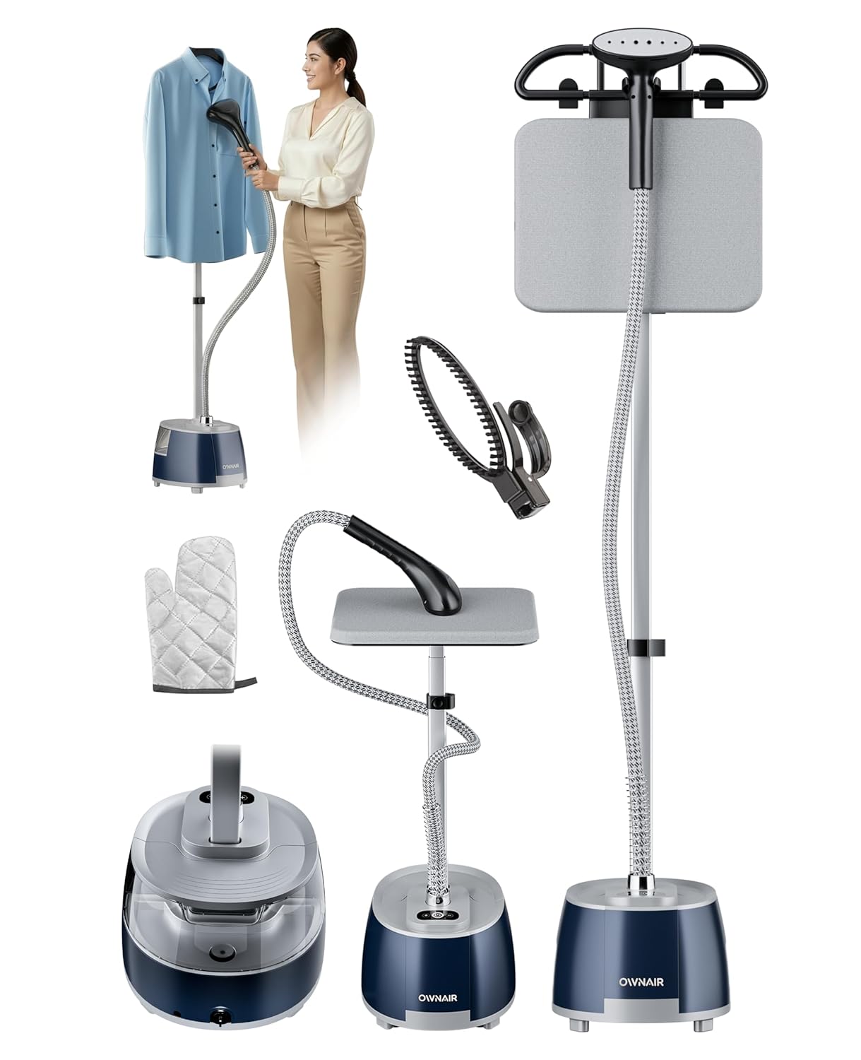 Wrinkle-Free Styling with the Ownair Standing Iron Steamer For Clothes