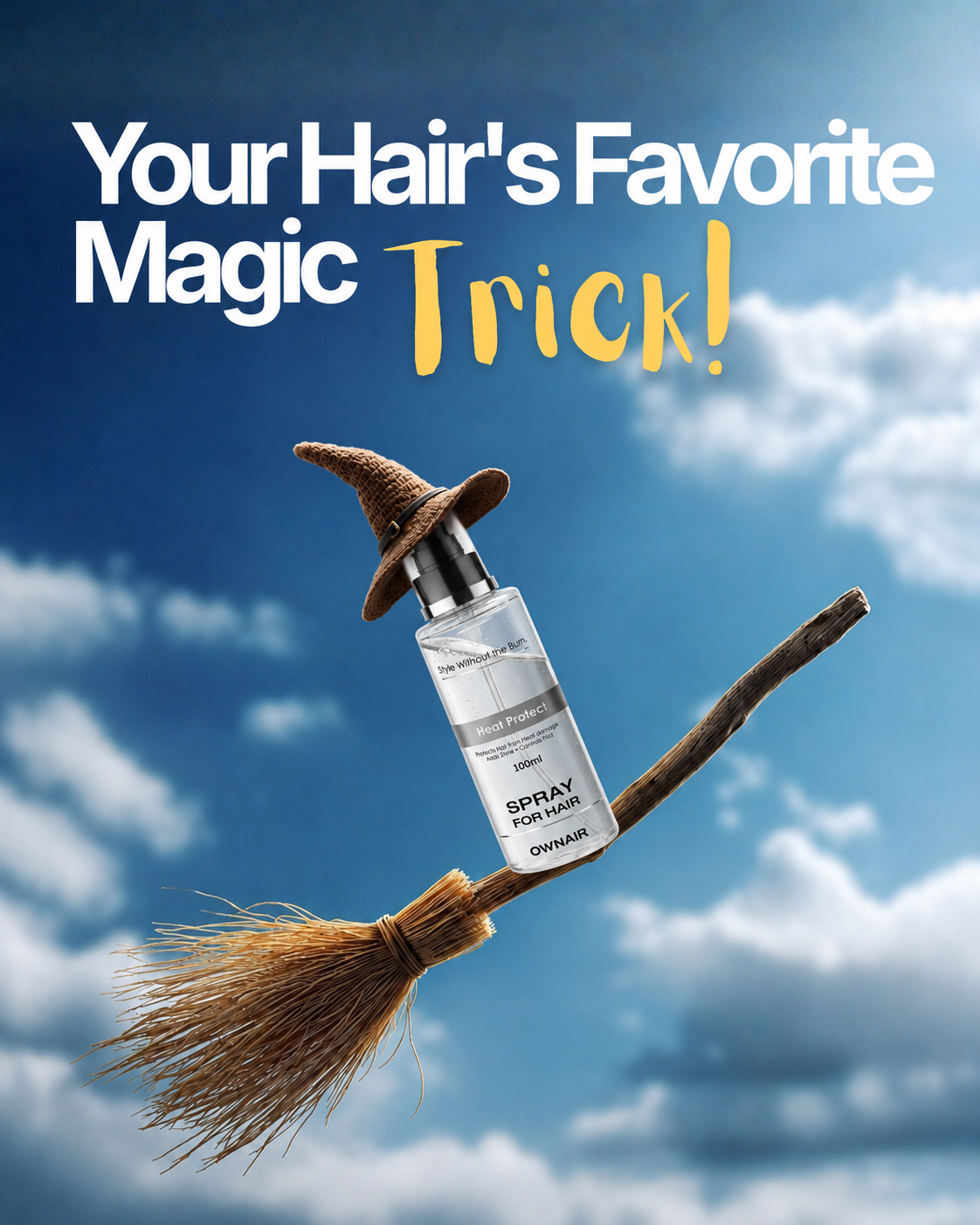 Your Hair's Favorite Magic Trick With OWNAIR Heat Protectant Spray for Hair
