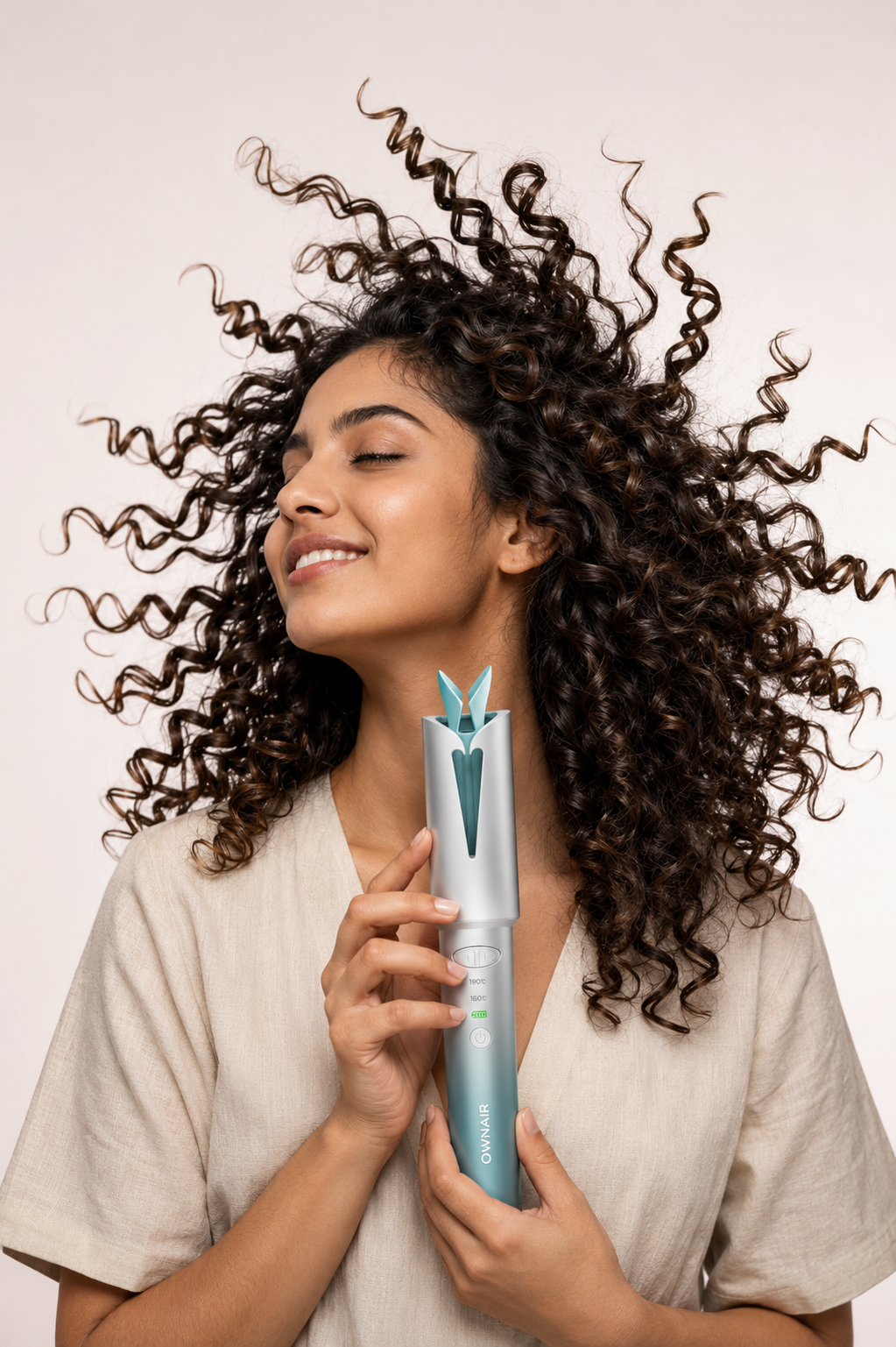 Everyday Curls Made Easy with the OWNAIR Automatic Hair Curler for Women