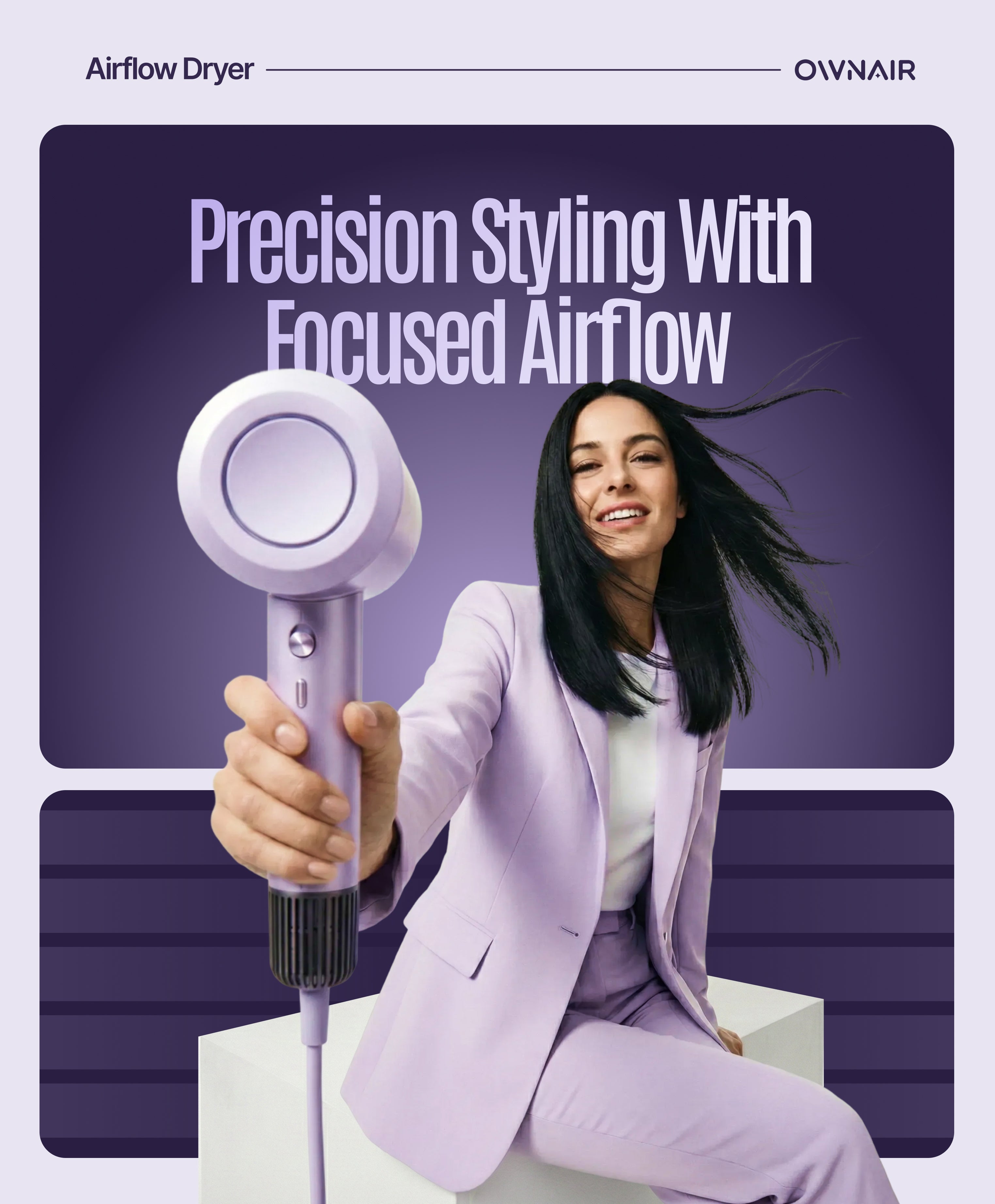 How the OWNAIR Hair Dryer for Women Helps Control Summer Frizz in Humid Weather