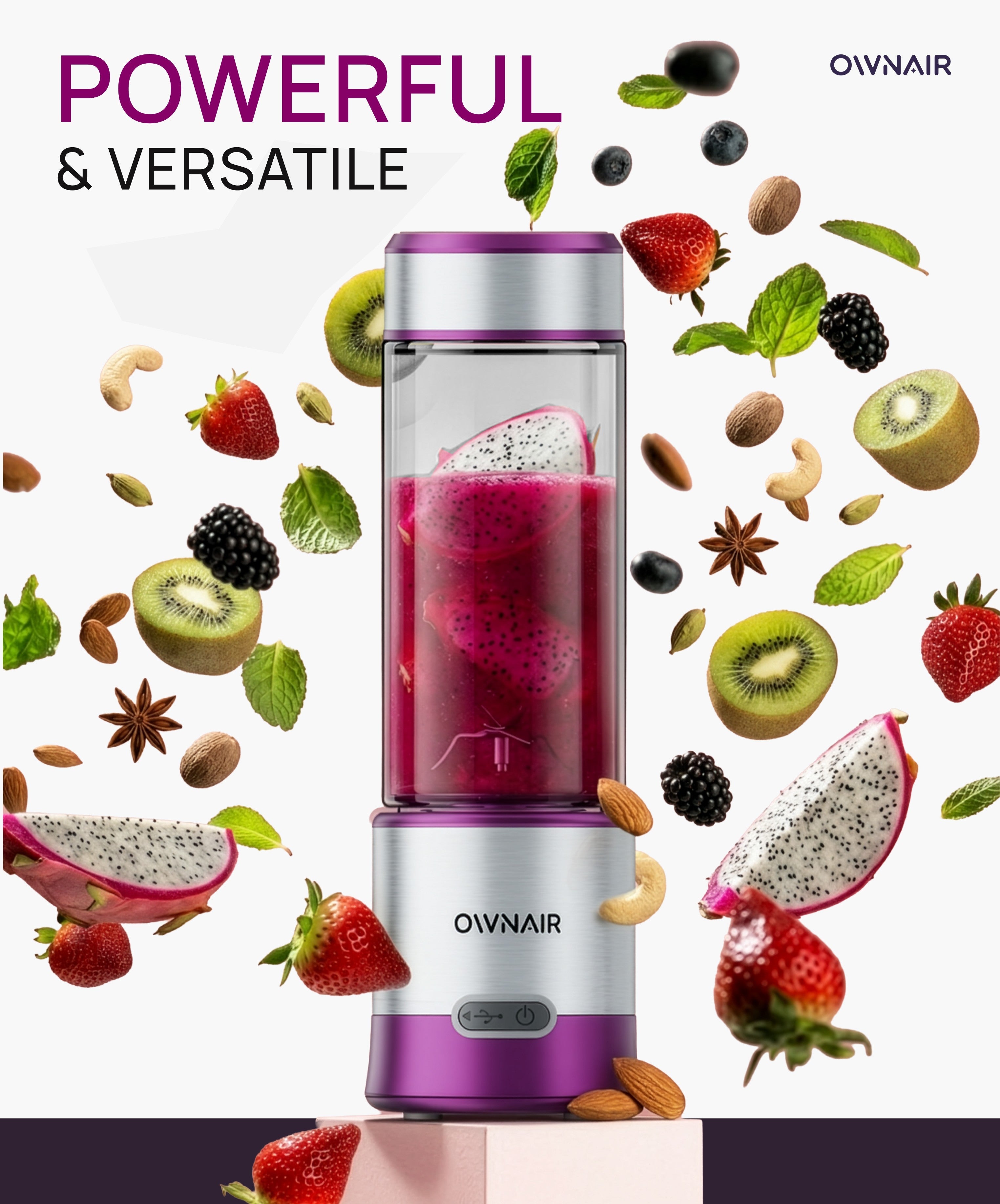 Powerful Possibilities with the OWNAIR Portable Blender for Everyday Healthy Living