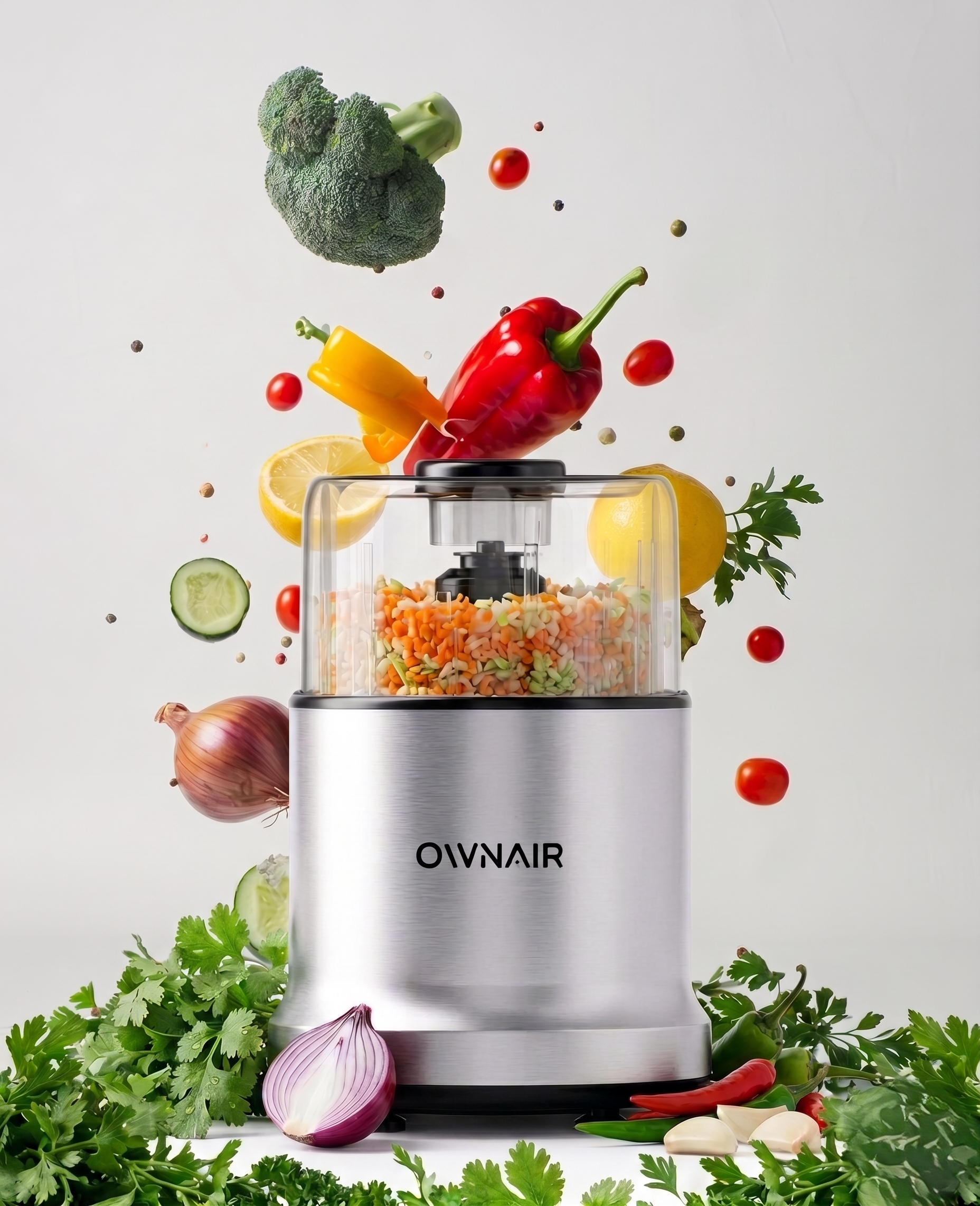 Make Everyday Cooking Faster &amp; Smarter with the Ownair Chopper Electric for Kitchen