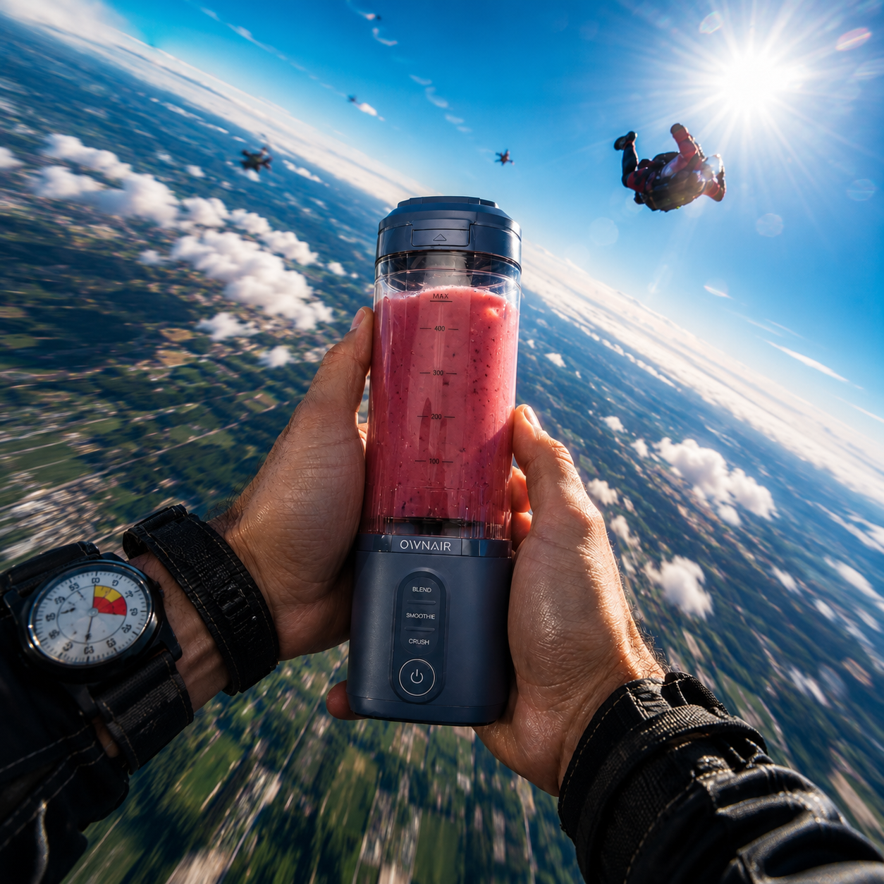 Fuel Every Adventure with the OWNAIR Blast Portable Blender