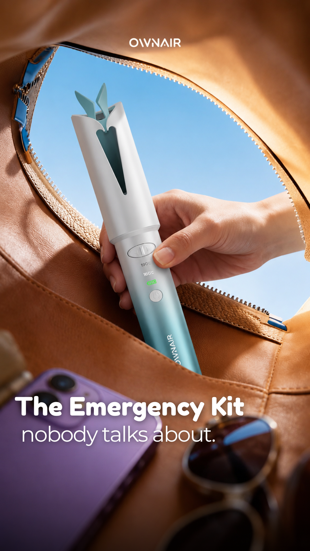 Why the Ownair Automatic Hair Curler Is the Emergency Beauty Essential Every Woman Should Carry