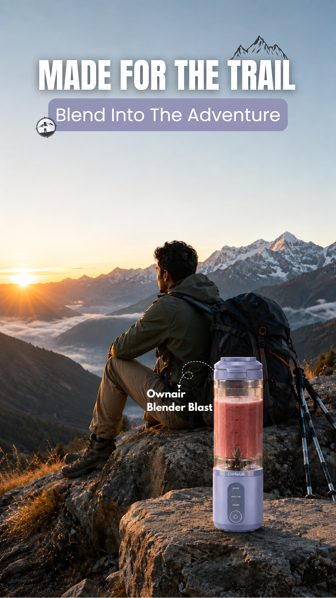 Portable Blender for Travel, Hiking and Everyday Use: Ownair Blender Blast