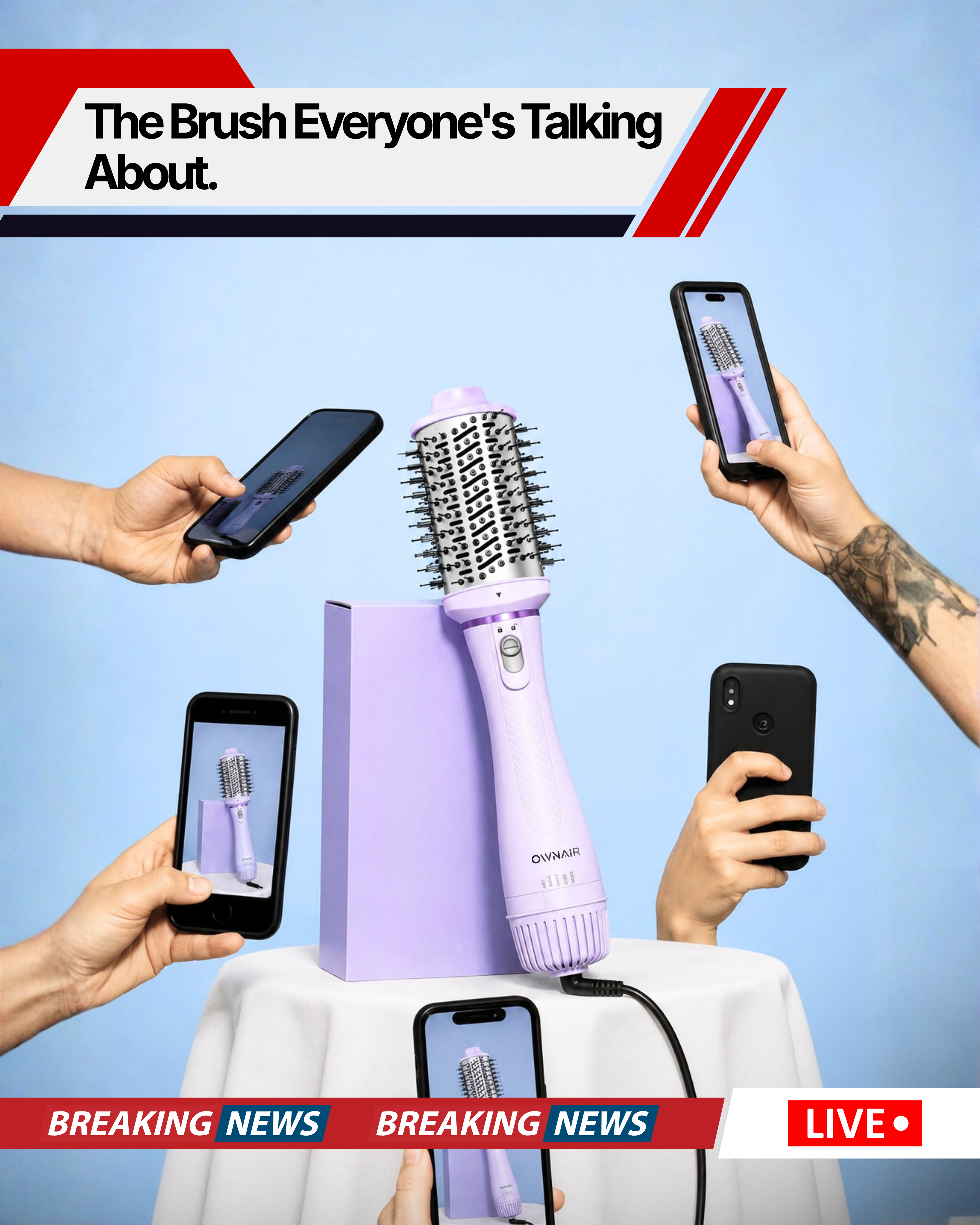 Ownair Hot Air Brush Is the Styling Essential Everyone Is Talking About