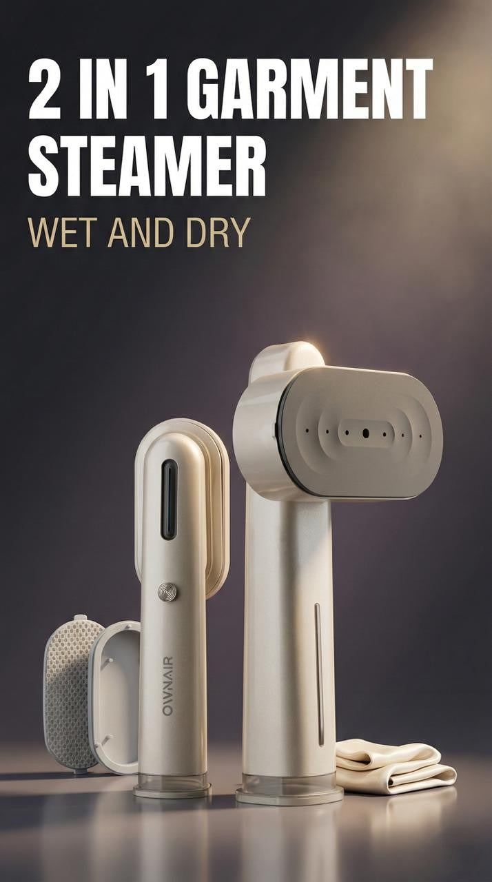 Why the OWNAIR 2 in 1 Handheld Steam Iron Is Becoming a Daily Essential for Modern Homes
