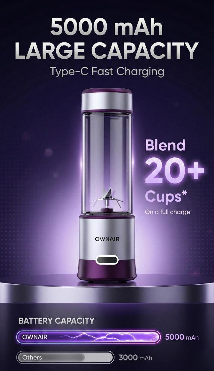 Why the OWNAIR Portable Blender Makes Healthy Living Easier Wherever Life Takes You