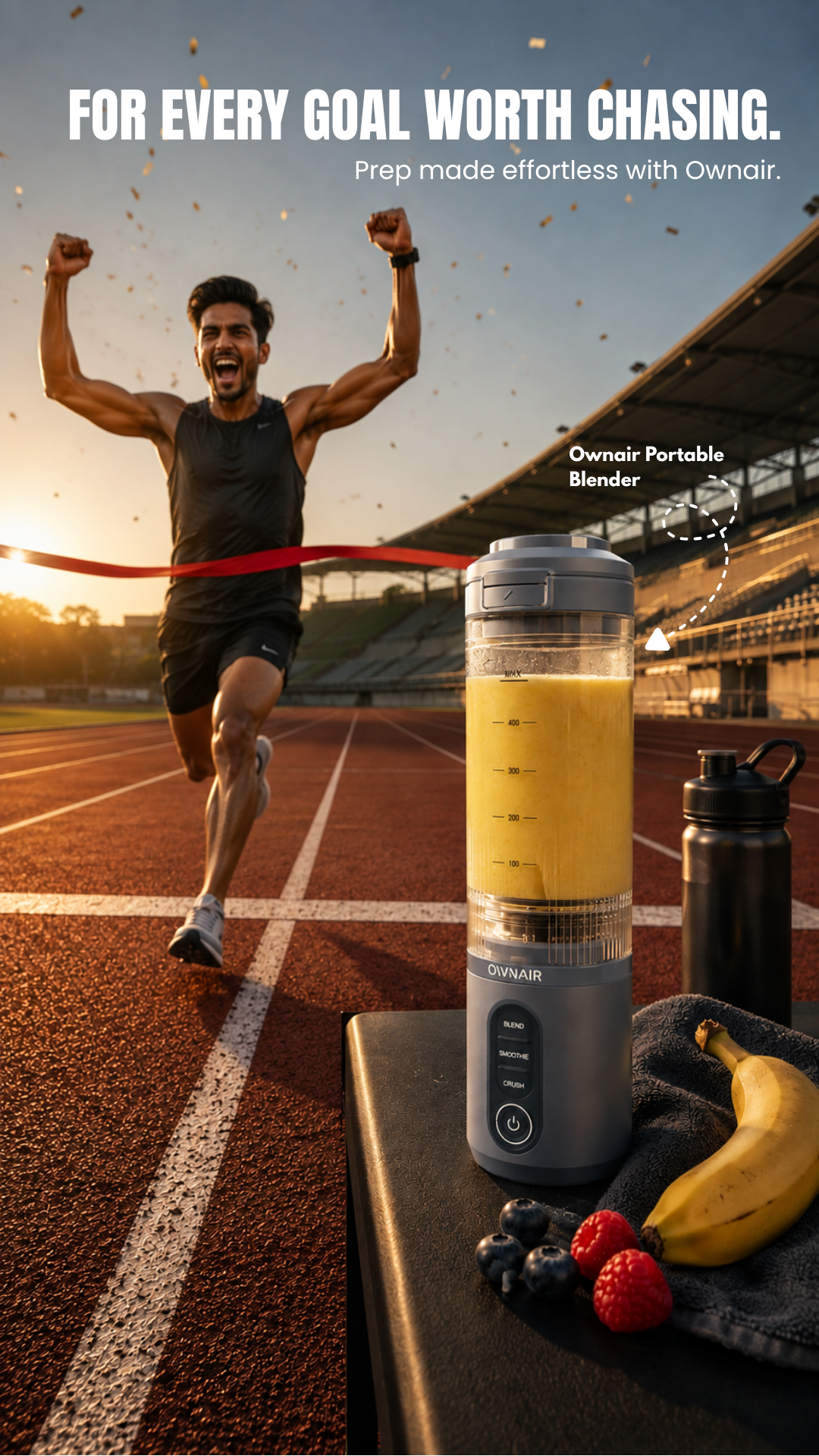 Best Portable Blender for Protein Shakes and Smoothies: OWNAIR Portable Blender for an Active Lifestyle