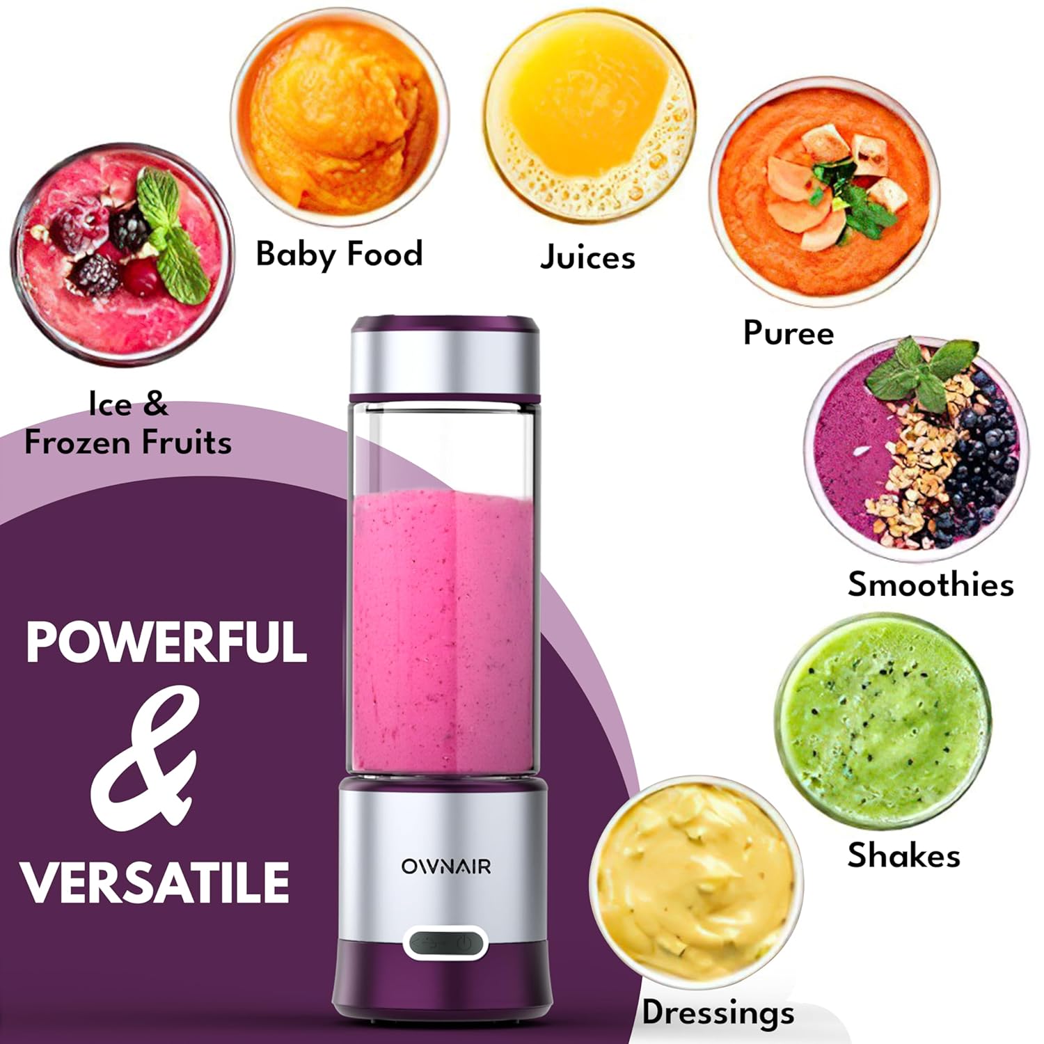 Step-by-Step: How to Use the OWNAIR Portable Blender