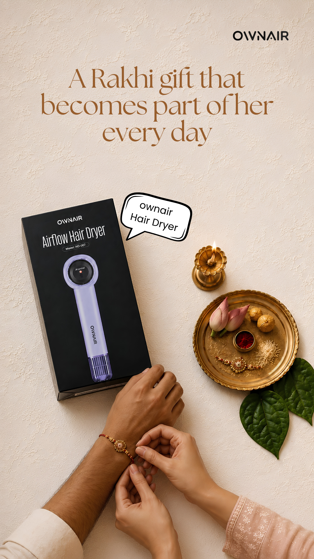 Best Rakhi Gift for Sister 2026: Why the OWNAIR Hair Dryer Is a Gift She Will Actually Use