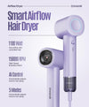 Ownair AI High-Speed Hair Dryer – 1100W Ionic Blow Dryer with Smart Temperature Control, Fast Drying, Low Noise, Frizz-Free Styling (Purple)