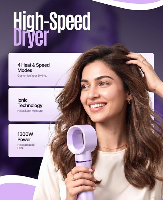 Buy Ownair 3-in-1 Hot Air Brush | 1200 Watt | Air Dryer, Straightener & Volumizer